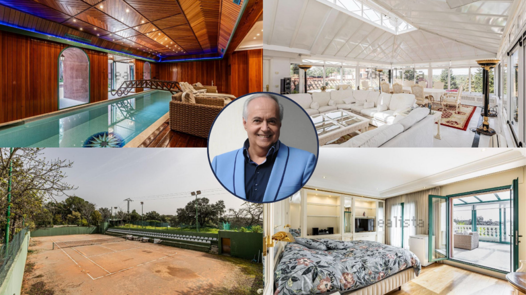 José Luis Moreno pone a la venta su lujosa mansión en Boadilla del Monte por más de 8,5 millones de euros