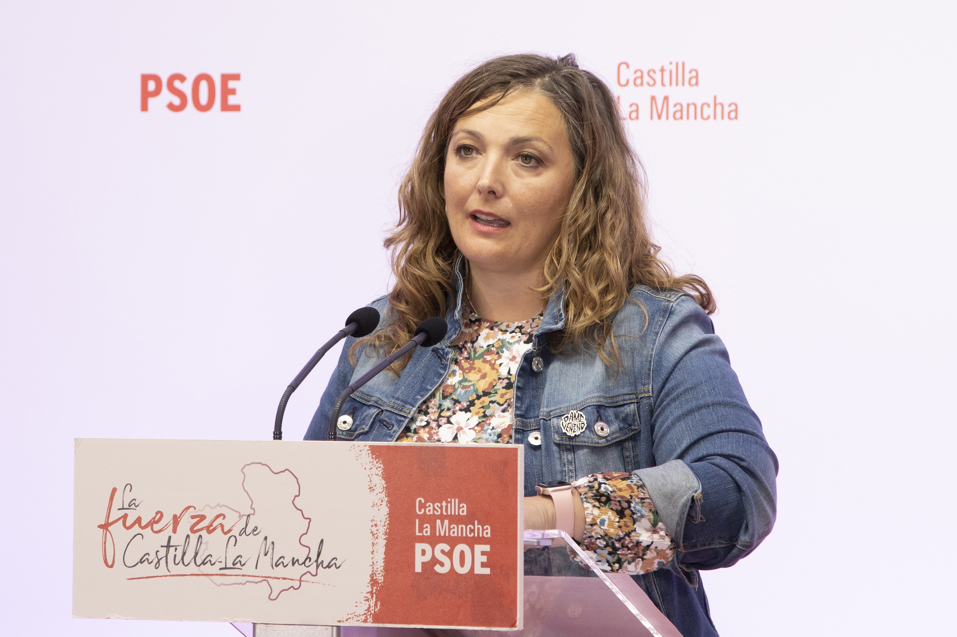 La diputada del grupo socialista en las Cortes de Castilla-La Mancha Charo García Saco.