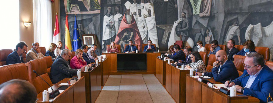 Pleno en la Diputación de Ciudad Real.
