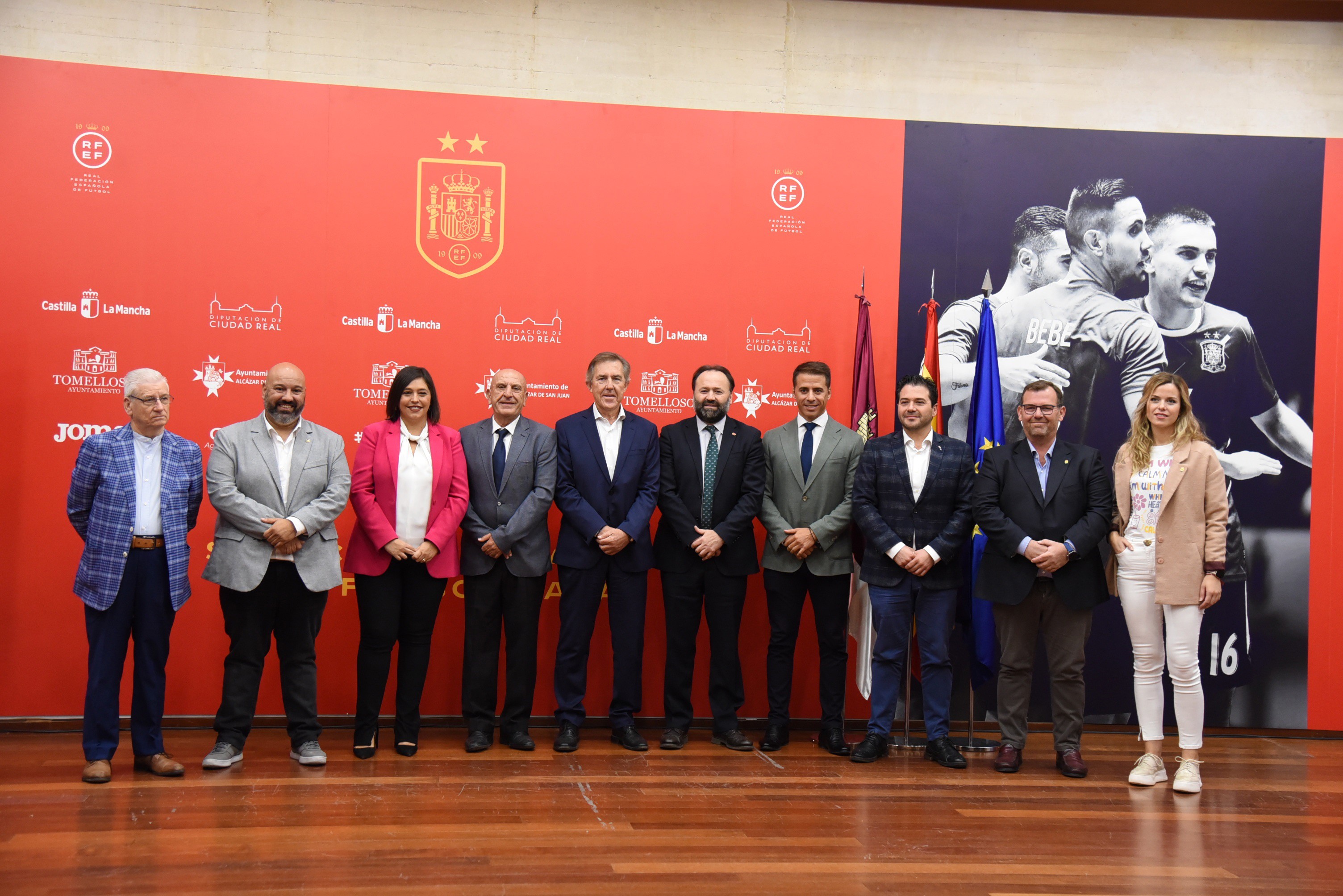 Presentación de los partidos de preparación de la selección española de fútbol sala en Castilla-La Mancha