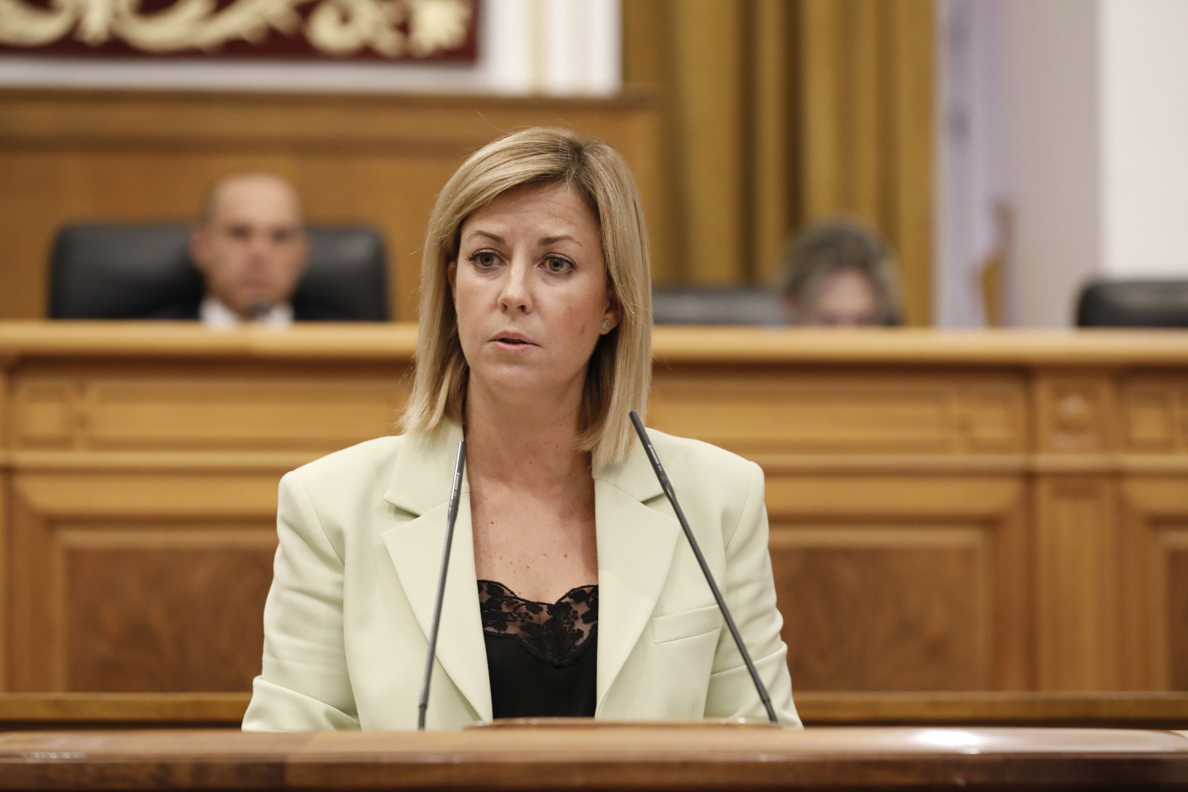 La portavoz del PSOE en las Cortes, Isabel Abengózar