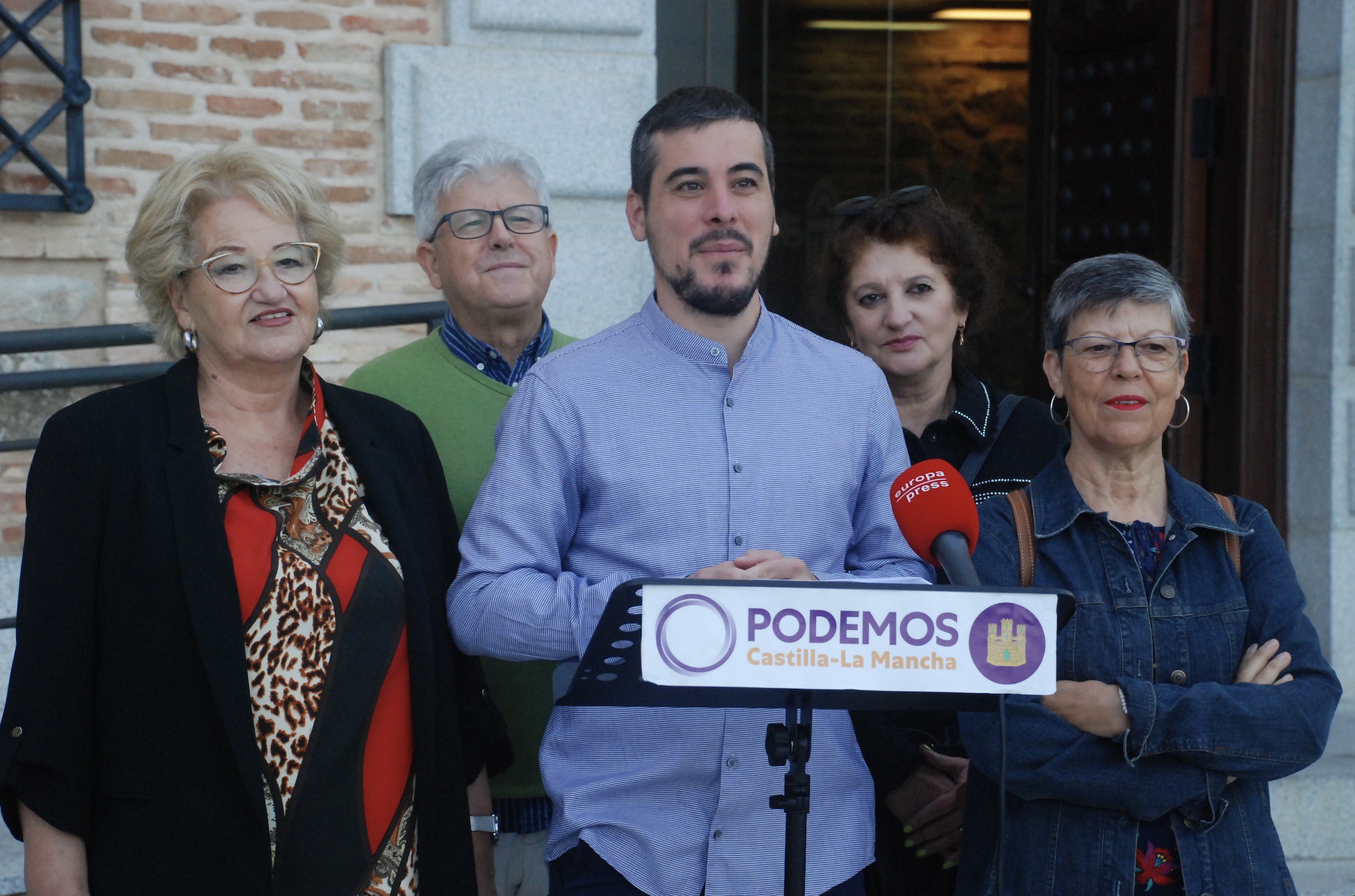 El coordinador autonómico de Podemos en C-LM, José Luis García Gascón