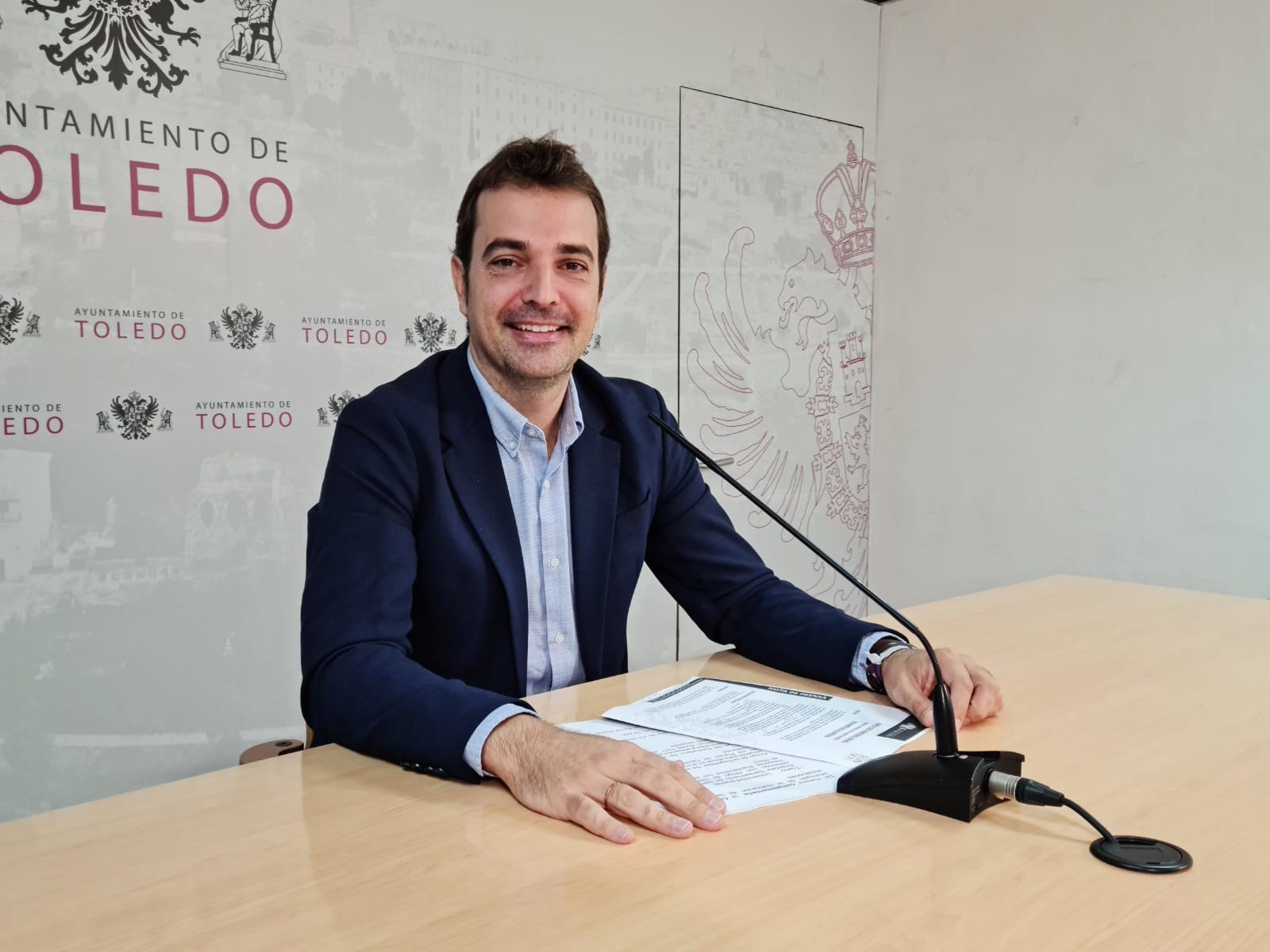 El viceportavoz del equipo de Gobierno de Toledo, Pablo García.