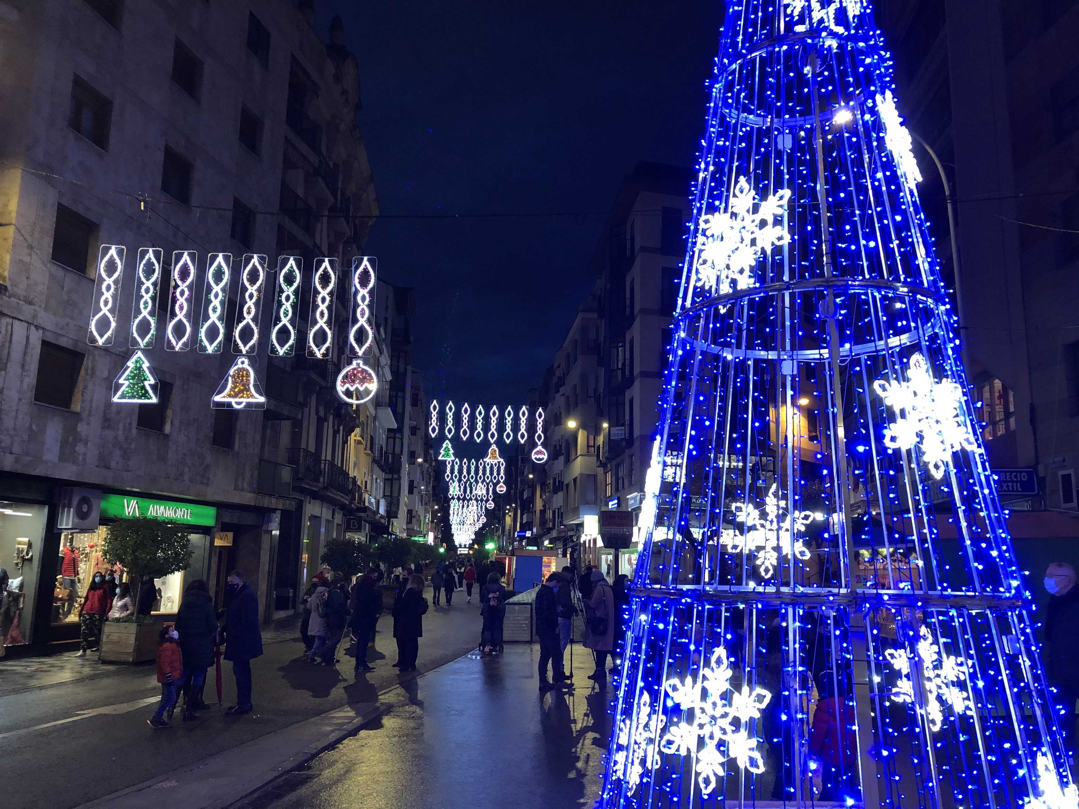 Luces Navidad en Cuenca