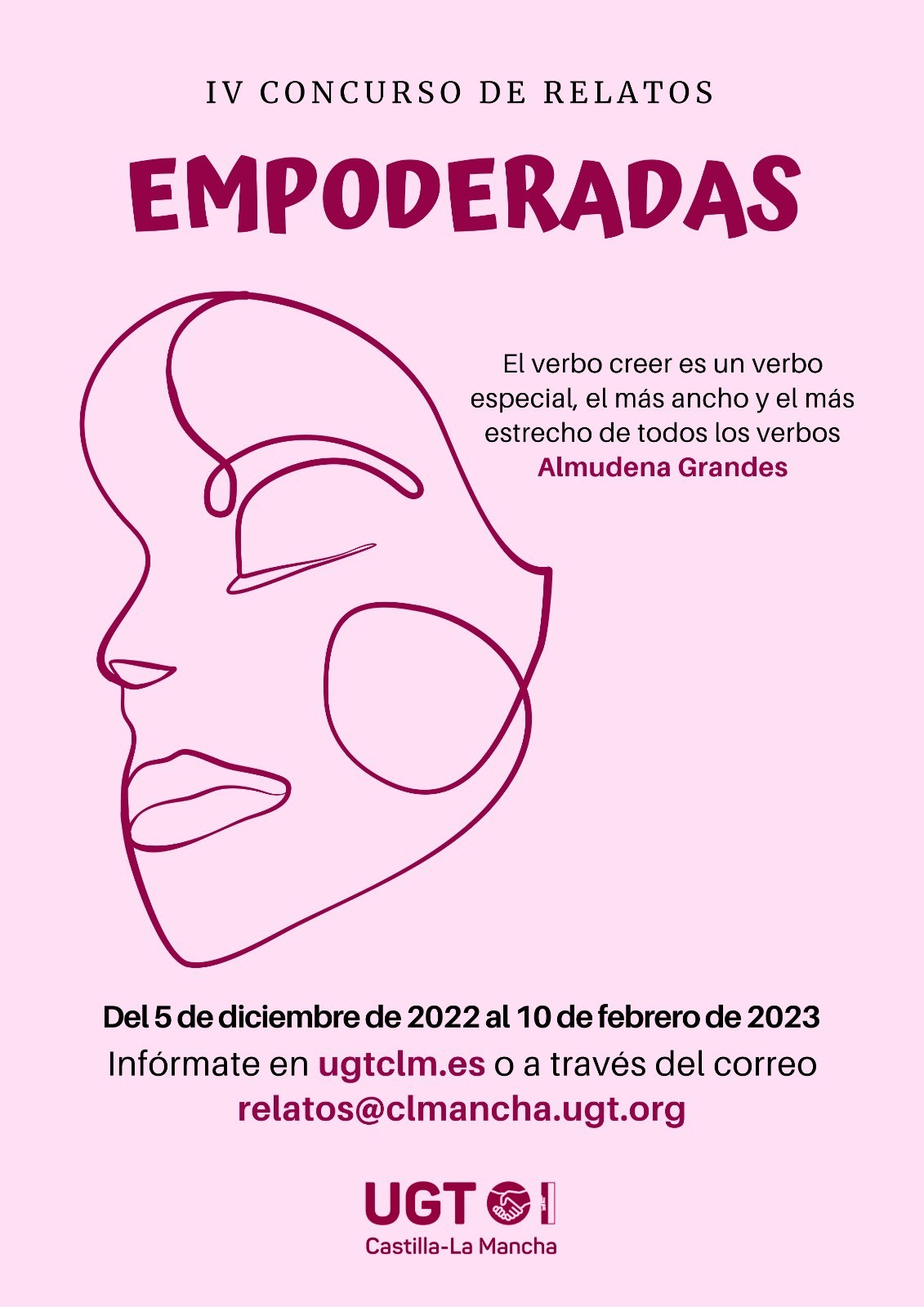 Cartel del concurso de UGT 'Empoderadas'.