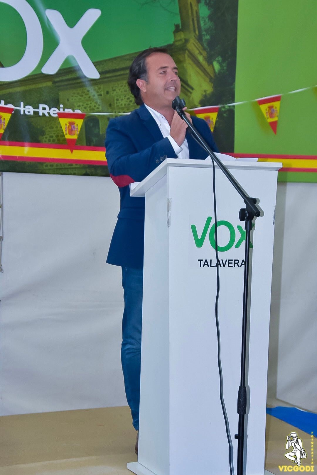 Archivo - El candidato de Vox para presidir Castilla-La Mancha, David Moreno