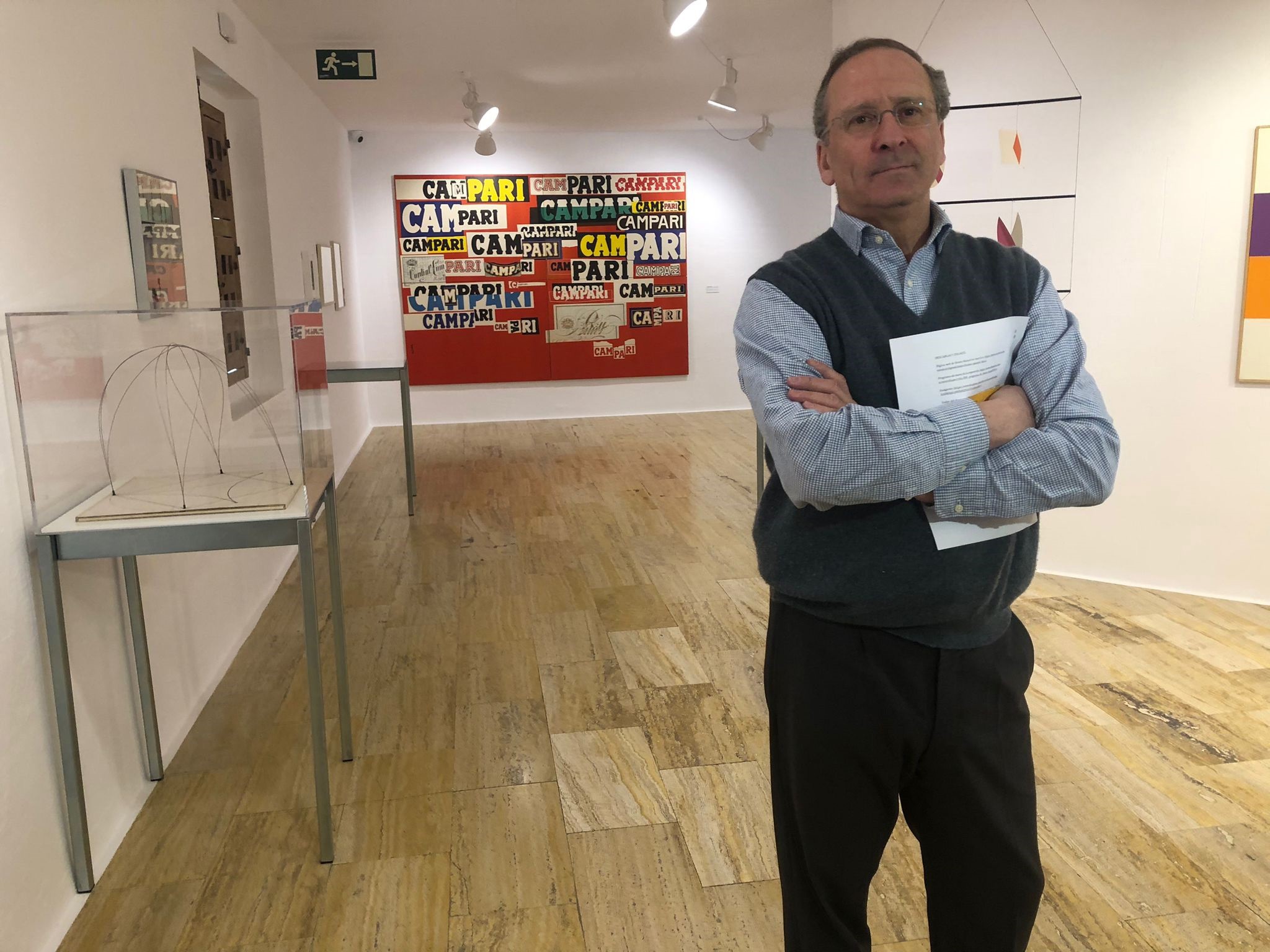 Manuel Fontán, director de exposiciones del Museo de Arte Abstracto de Cuenca.