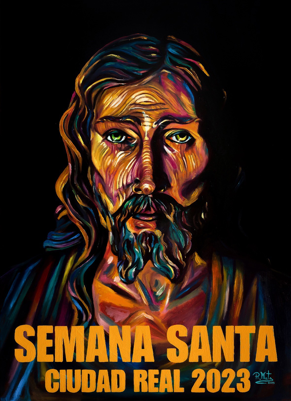 El Cristo de la Santa Cena es la imagen del cartel oficial de la Semana Santa de Ciudad Real 2023.