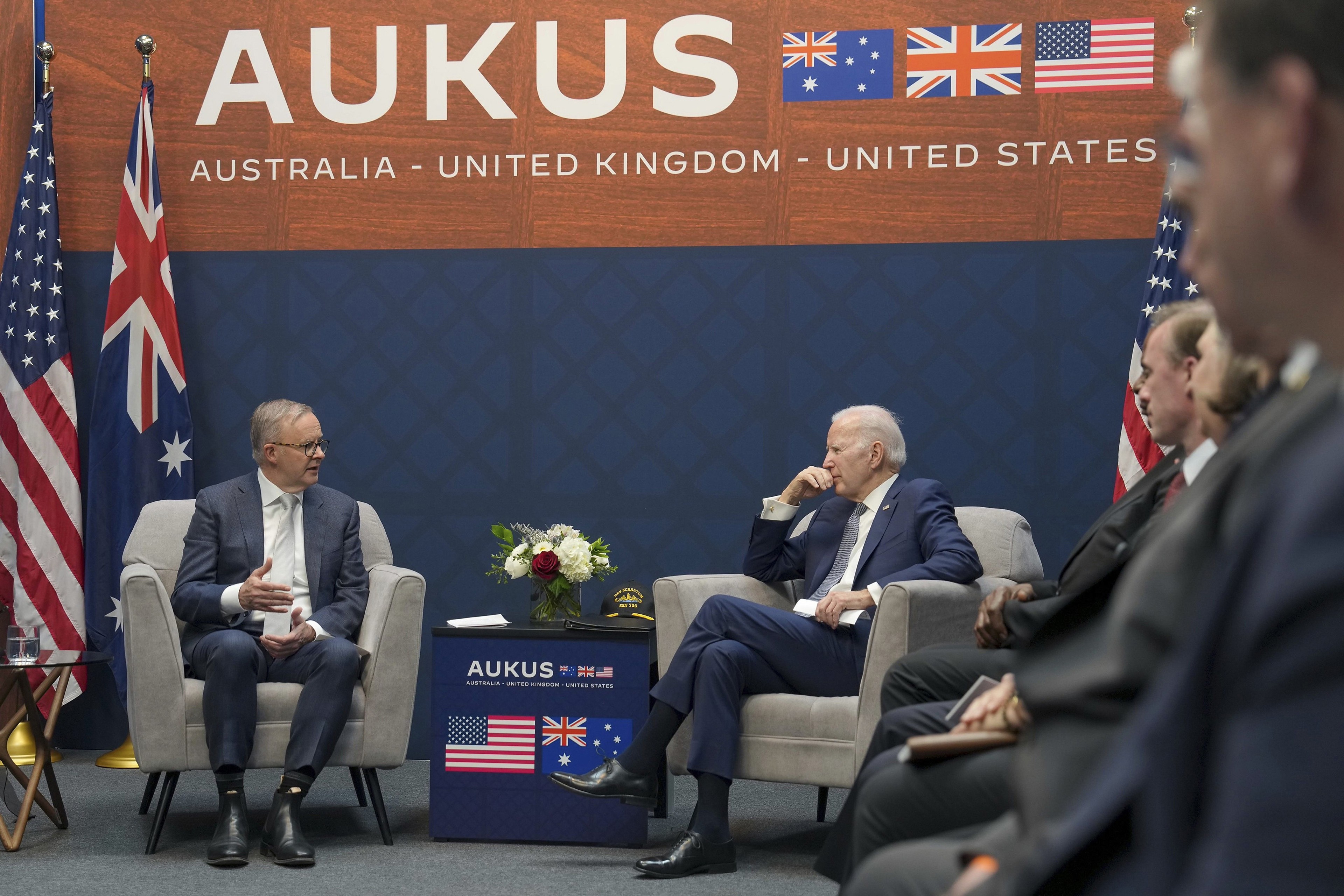 El presidente de Estados Unidos, Joe Biden, y el primer ministro australiano, Anthony Albanese