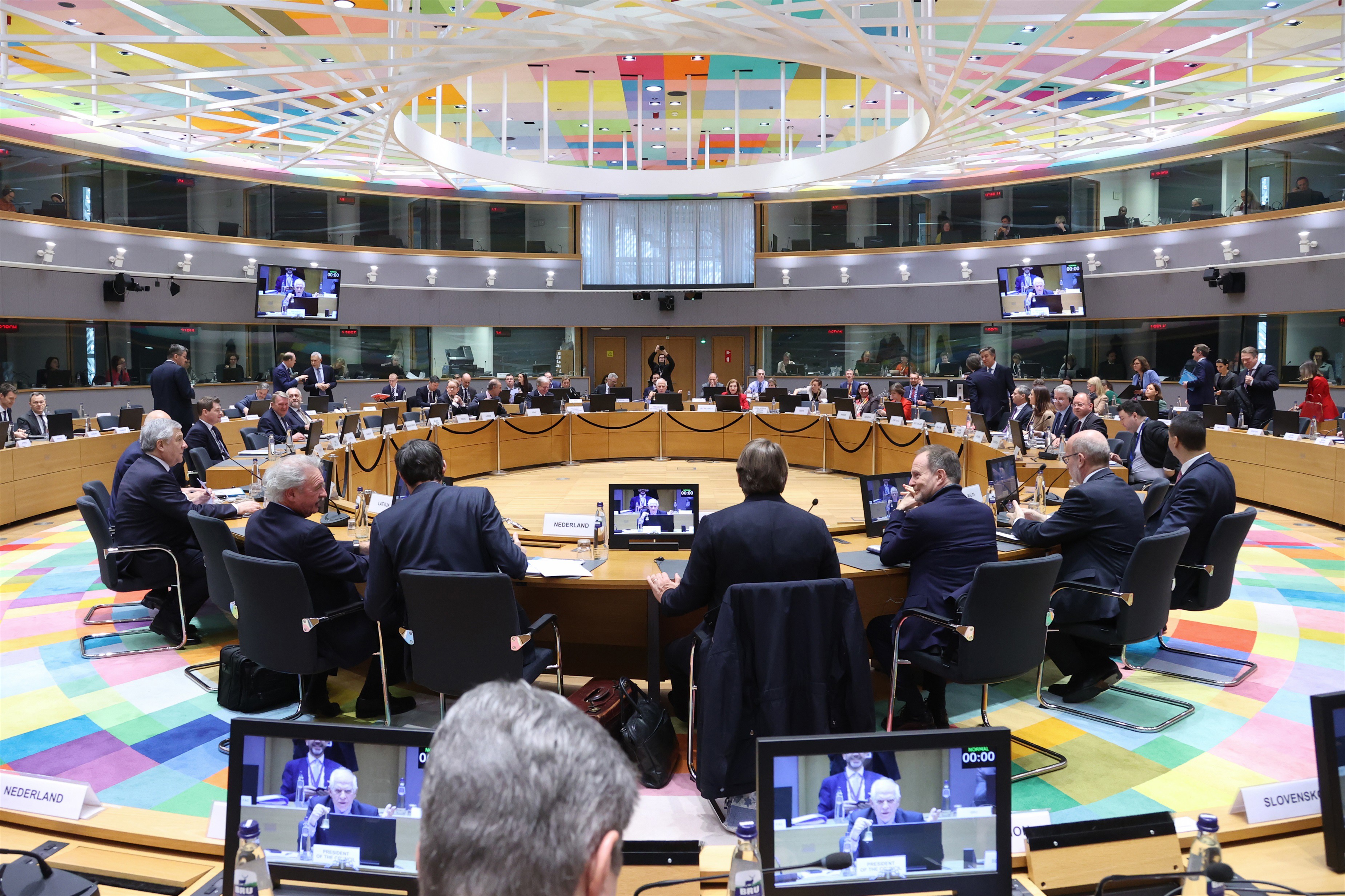 Reunión de ministros de Exteriores y de Defensa de la UE en Bruselas
