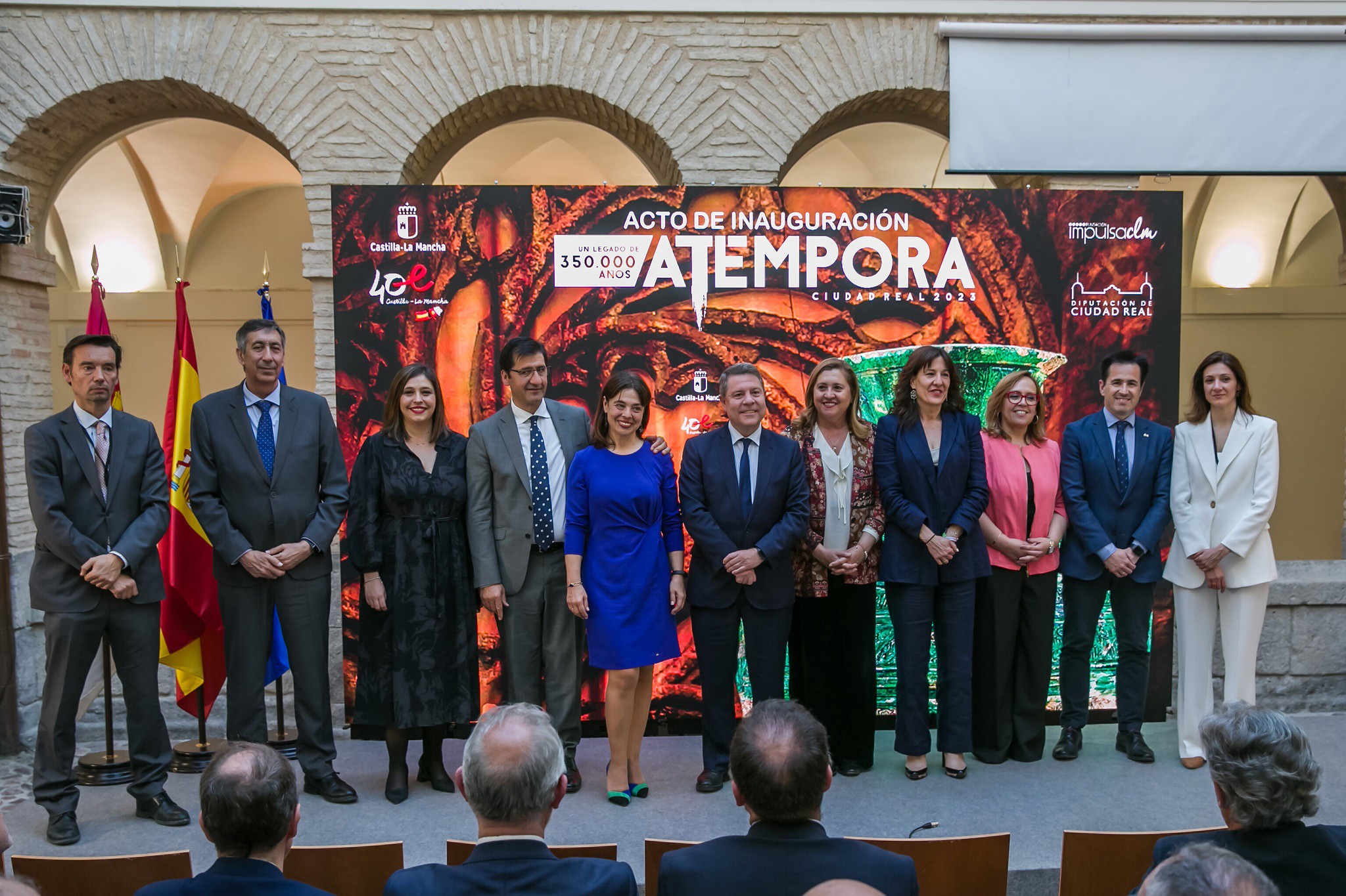 Inauguración de la exposición 'ATEMPORA. Ciudad Real 2023.  Un legado de 350.000 años'