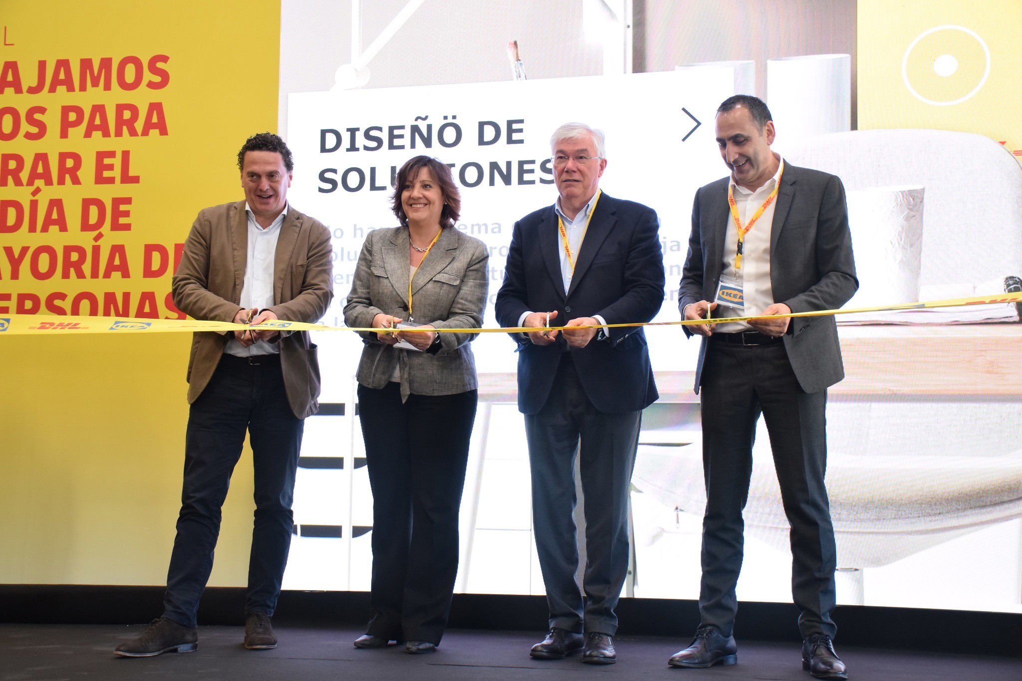 Inauguración de la planta logística de DHL e Ikea en Illescas