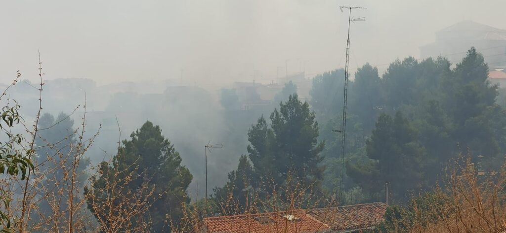 Controlado el incendio declarado en la barriada de El Caño de Tarancón