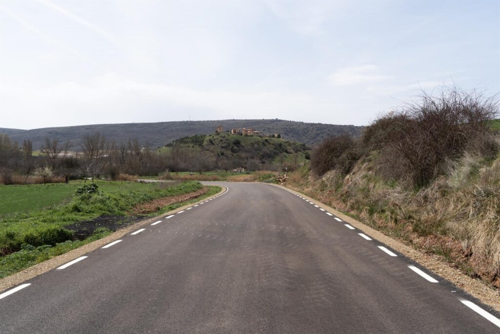 Concluyen las obras de mejora de cinco carreteras de Guadalajara con cerca de 3 millones de inversión de la Diputación