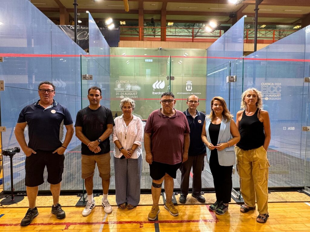 El alcalde de Cuenca reivindica la celebración del Europeo de Squash en la ciudad y su «proyección internacional»
