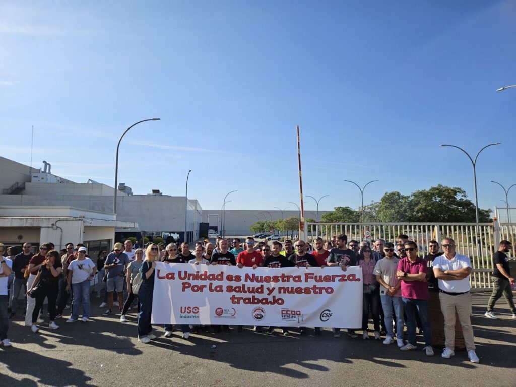 La plantilla de Vestas para la producción en la primera jornada de huelga completa, según los sindicatos