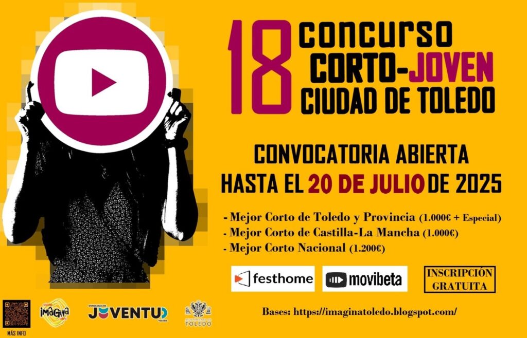 El XVIII Concurso de Cortos ‘Ciudad de Toledo’ cierra su plazo de inscripción el 20 de julio