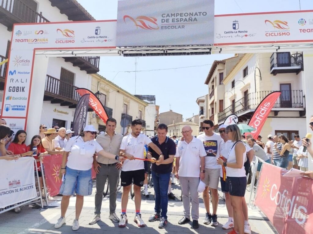 Tarazona de la Mancha (Albacete) reúne a 650 deportistas en el Campeonato Nacional de Ciclismo Escolar